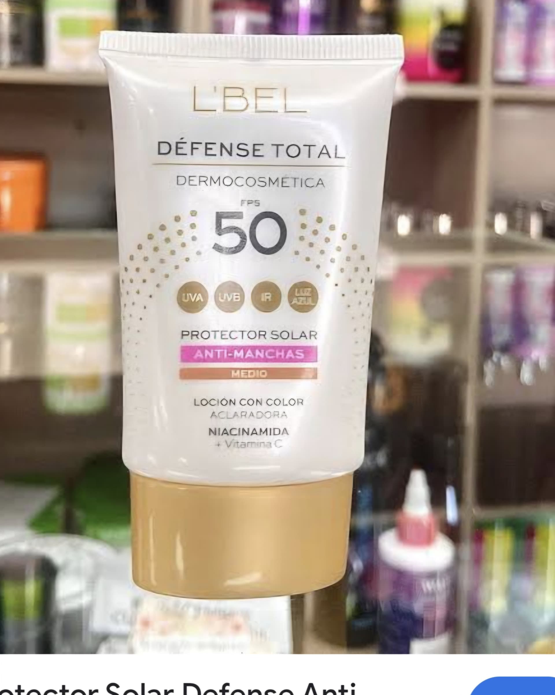 Perfume Protector solar antimanchas Defense total  30ml L'ebel - Cuidado corporal | Eve Fragancia y Estilo
